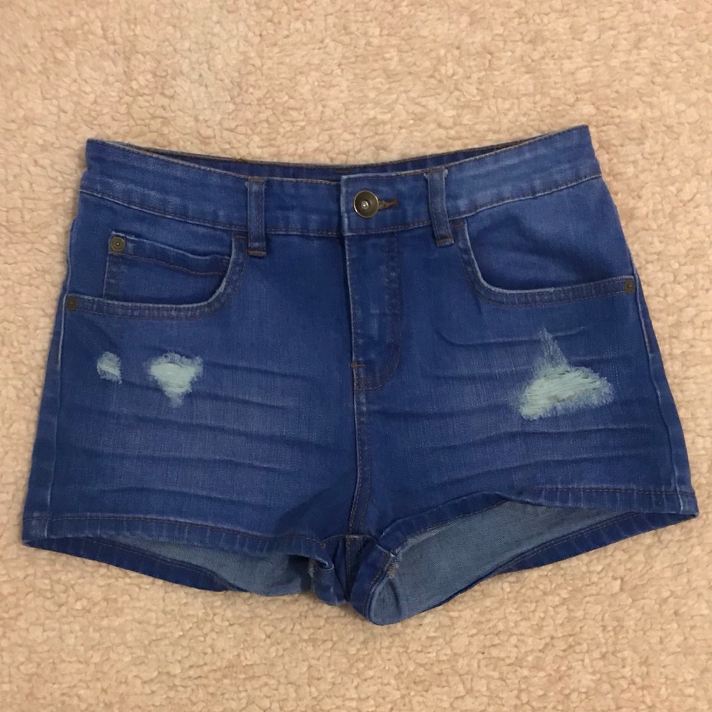 Billabong High-Waisted Blue Jean Shorts
